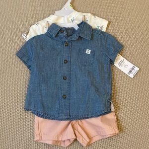 3 piece baby boy Carter set